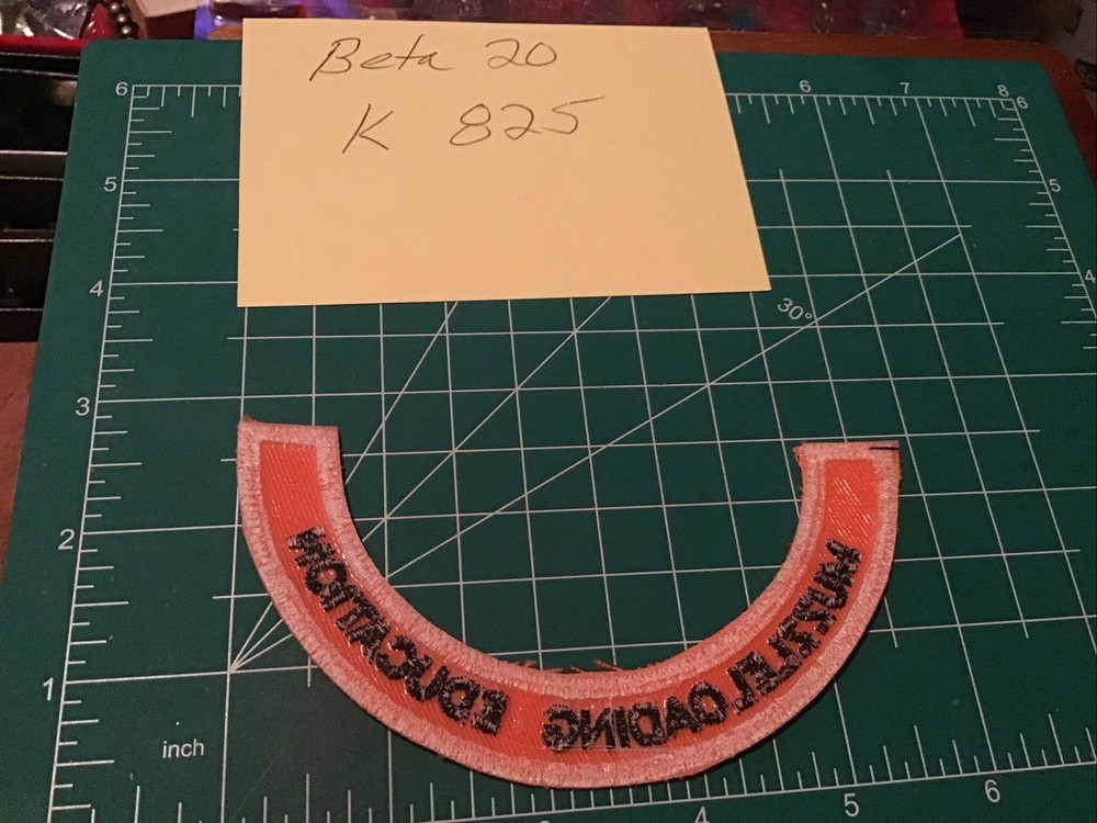 Muzzle loading Education Patch Applique Crest Iron On