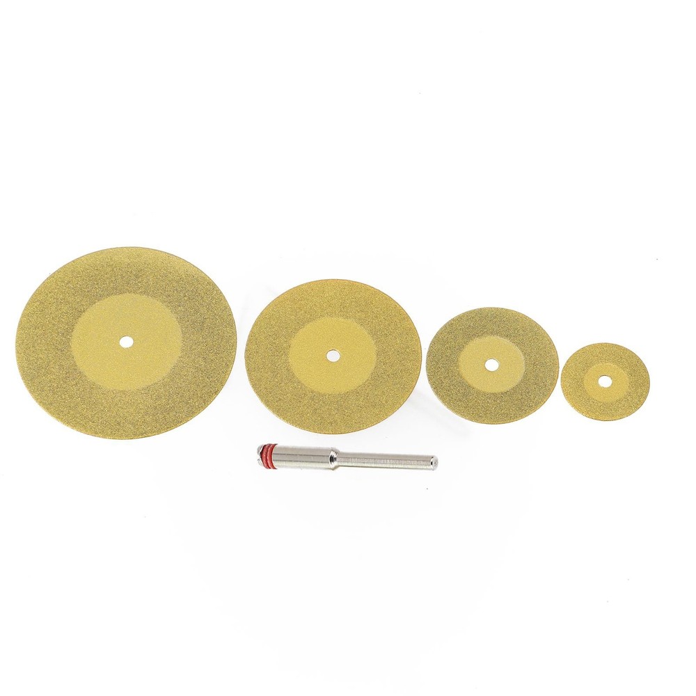 Multi Purpose Mini Diamond Cutting Discs 5pcs Set for Rotary Tools TiN Coated