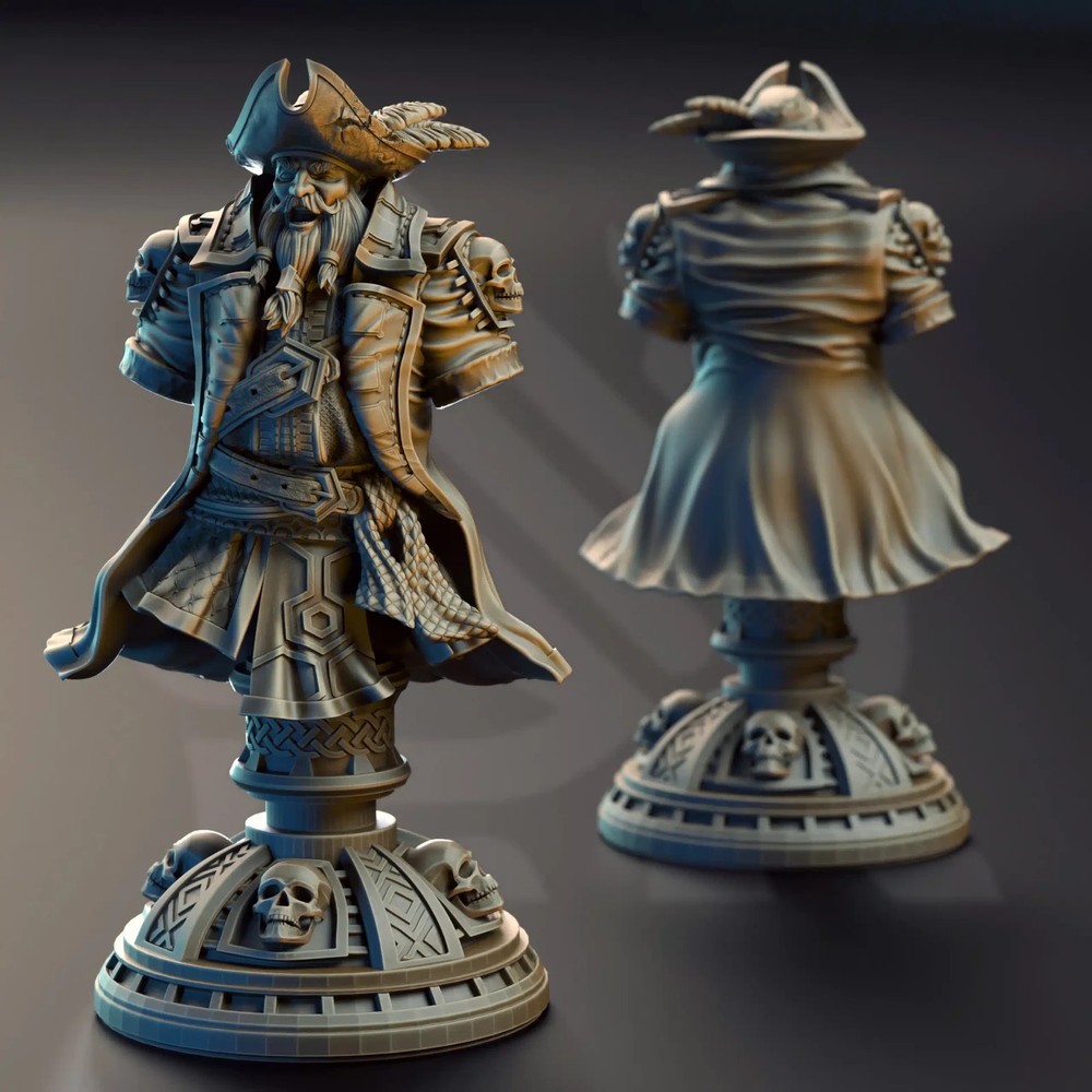 BUST - Baradin Blackbeard, RPG, DnD, Dungeons & Dragons, Tabletop