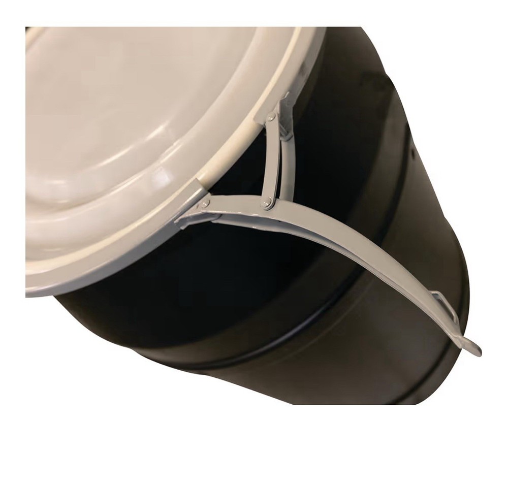 Eagle 55 Gallon Plastic Drum with Lid.