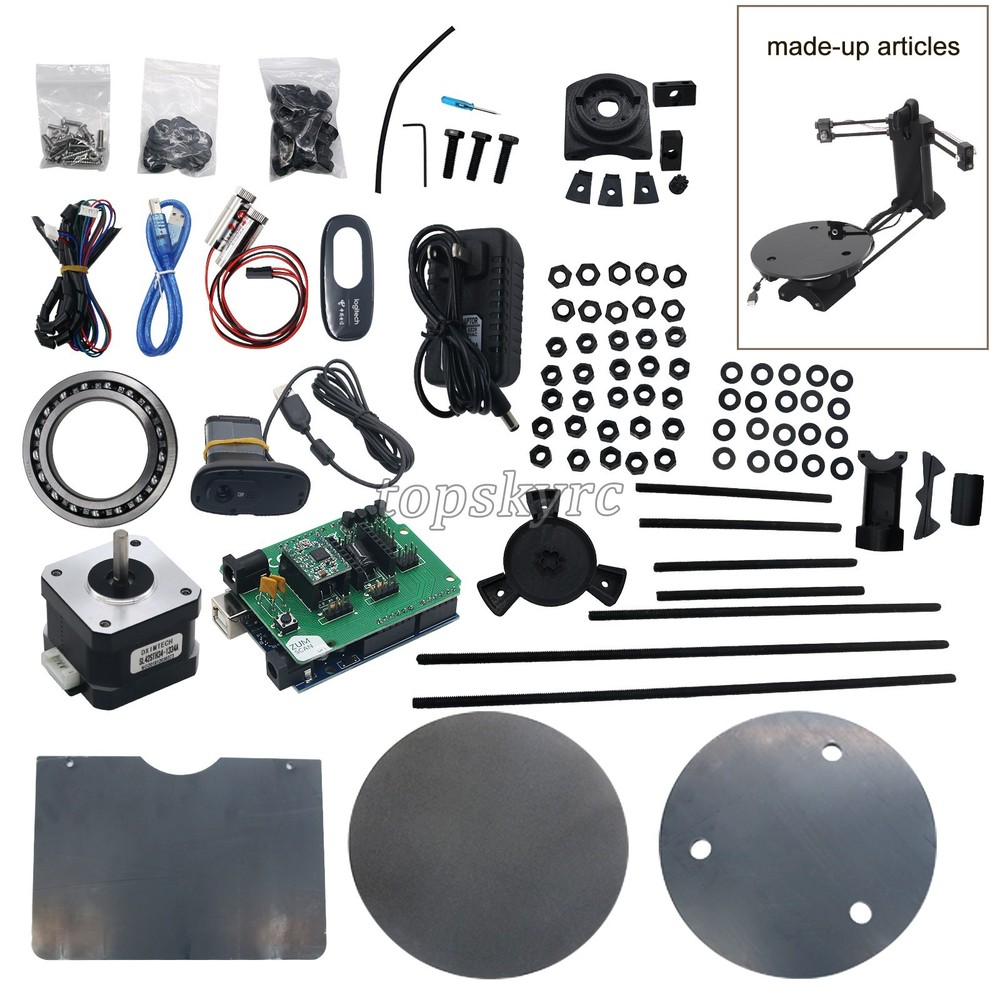 3D Scanner Kit Advanced Laser Scanner w/ C270 Camera 3D Open Source DIY