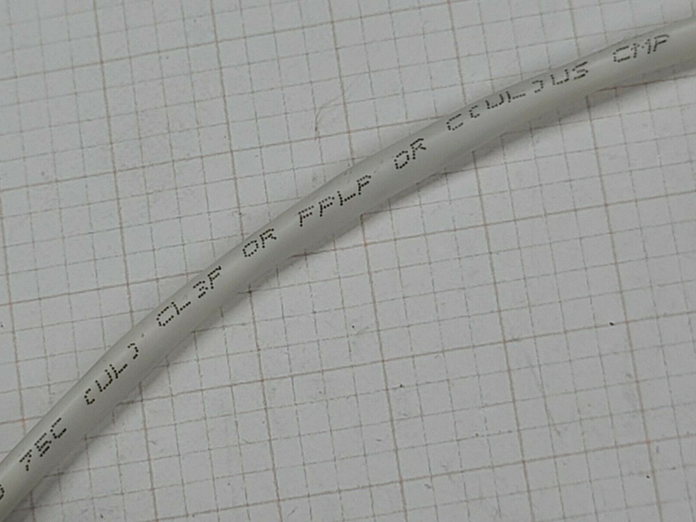 Lake Cable P222PRCS 22/2P Shielded Plenum Control Cable CMP White /50ft