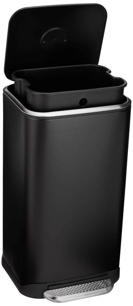 Amazon Basics 32L Trash Can Soft-Close Pedal Black