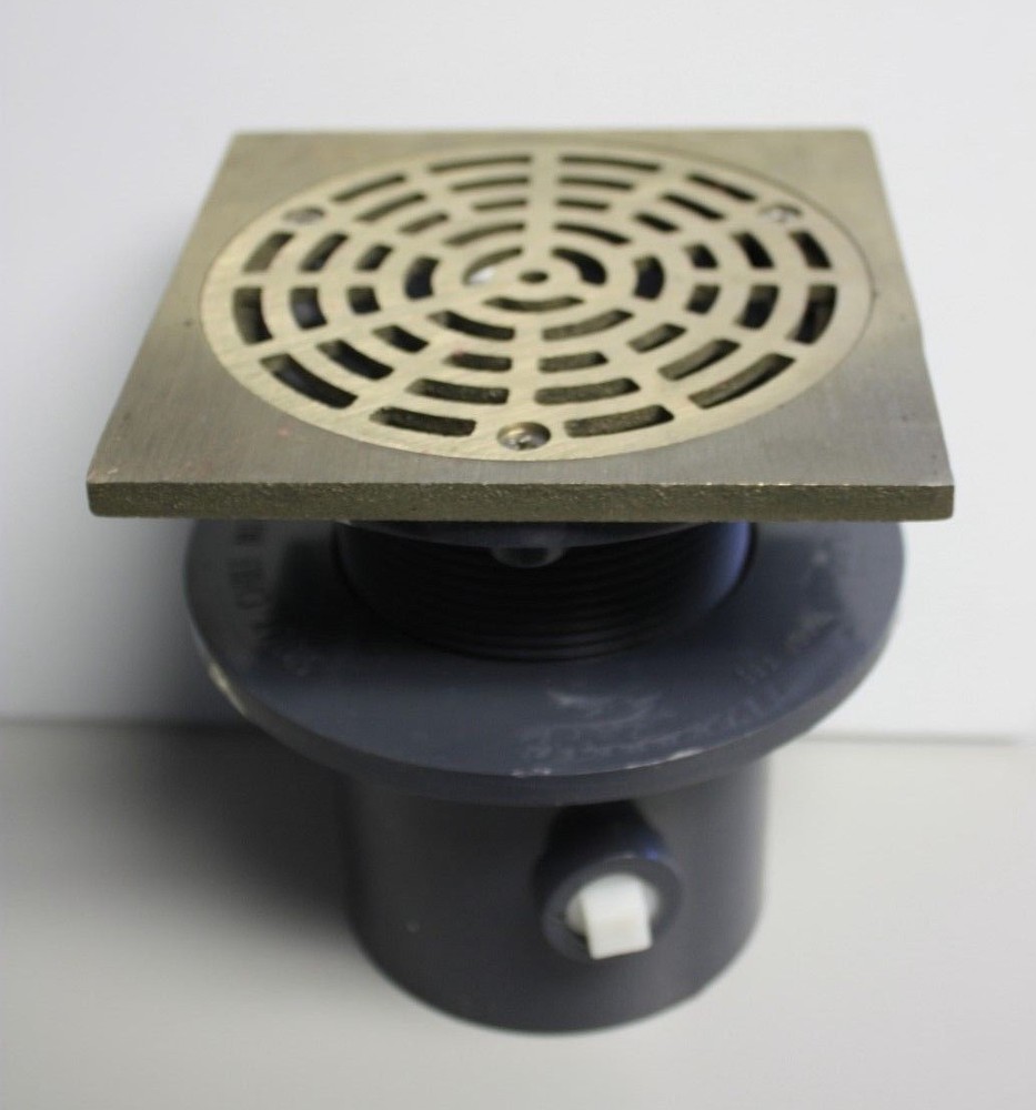Sioux Chief Adjustable Floor Drain with Nickel/Bronze Strainer