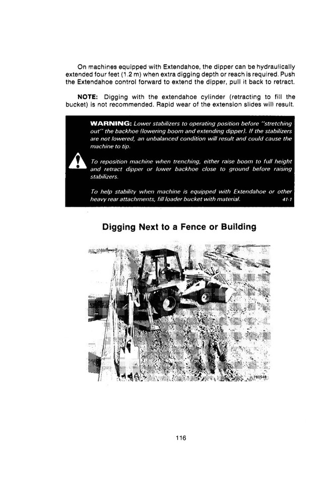 580 Backhoe Loader Operator Instruction Maintenance Manual Case 580C 4977