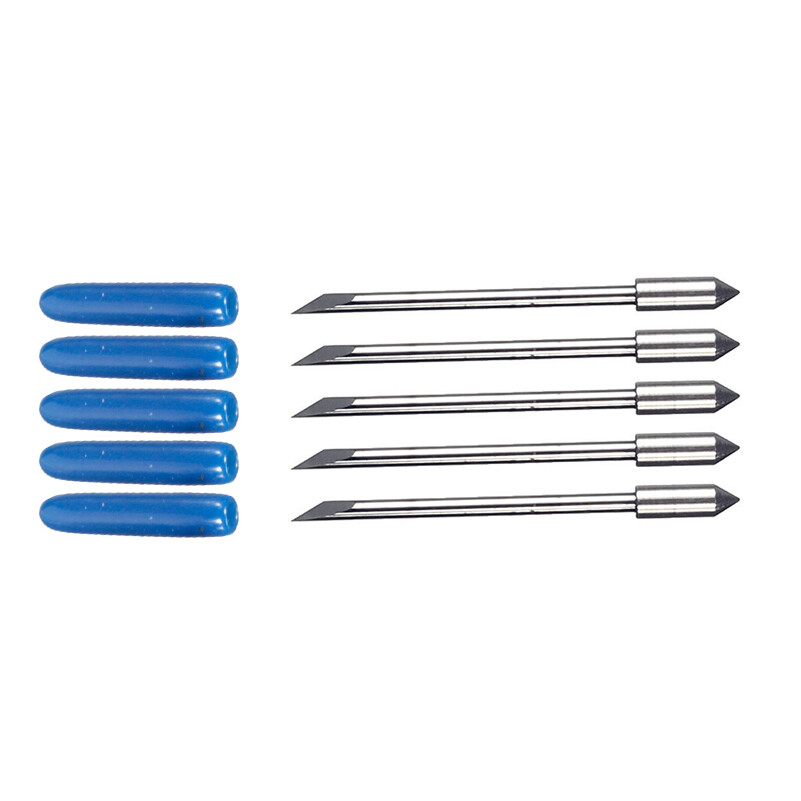 5Pcs 60° HQ Graphtec CB 09 Blades for Vinyl Cutter Cutting Plotter with Spring