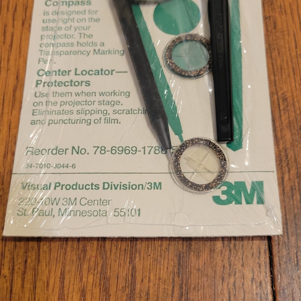 Vintage 3M overhead projection compass