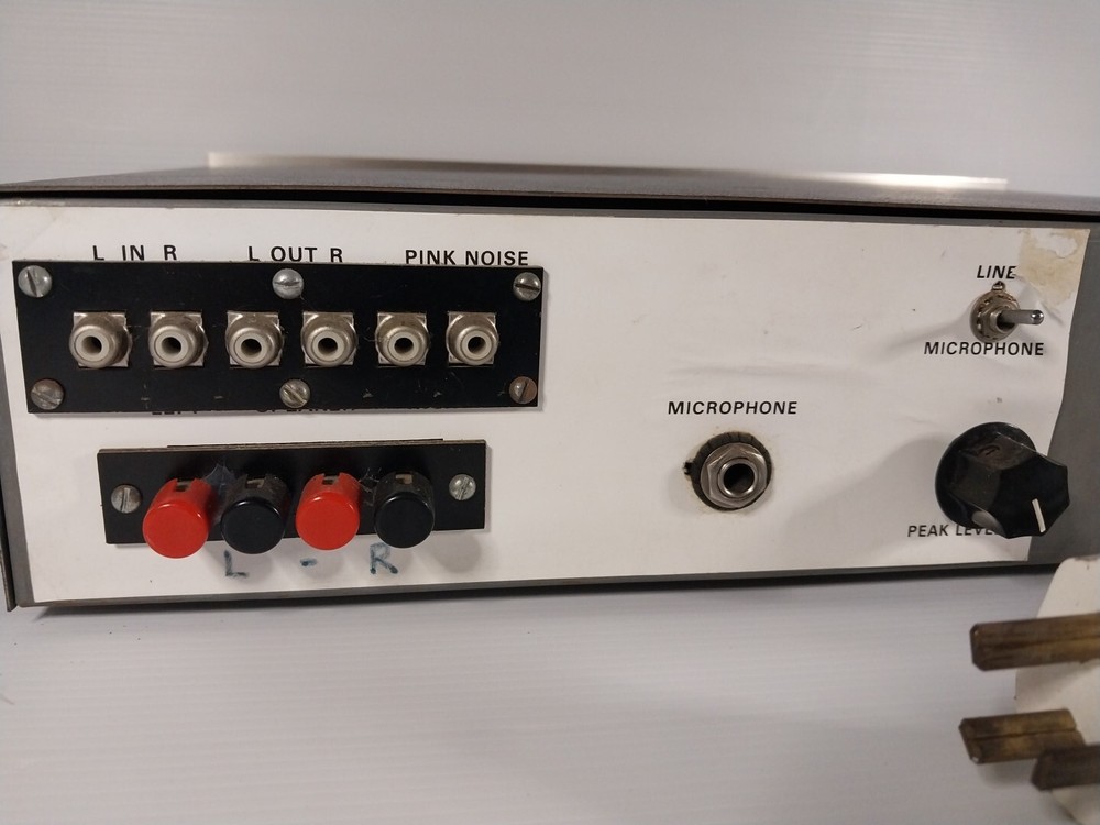 Vintage Playmaster Graphic Analyser Peak Level Meter Analyzer