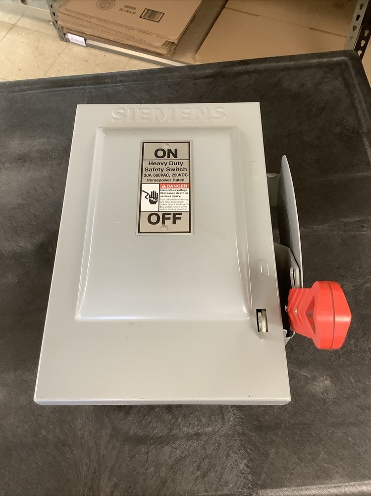 Siemens Heavy Duty Safety Switch 30A