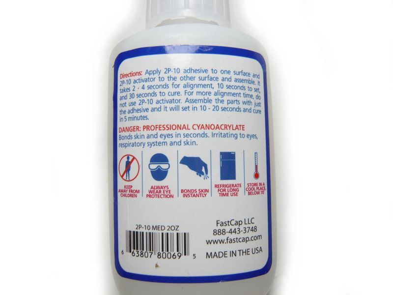 FastCap 2P-10 Medium Cyanoacrylate Super Glue 2oz