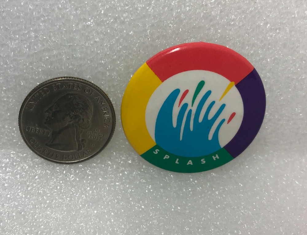 Splash Tech Advertising Pin