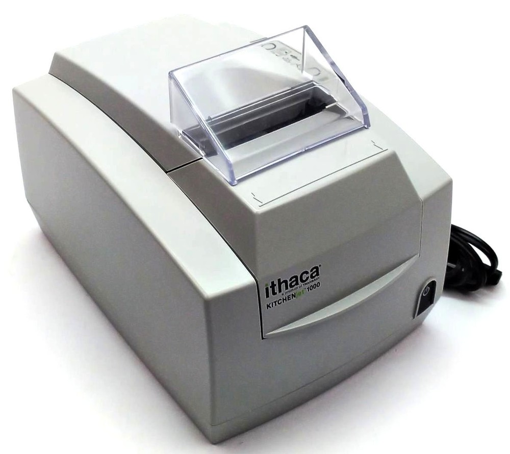 Ithaca KITCHENjet 1000 Inkjet Receipt Printer Autocutter ITH-KJ1-ETH-2-BE