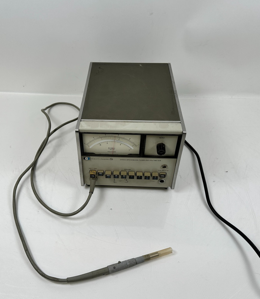 Hewlett-Packard HP 3406A Broadband Sampling Voltmeter & Probe Kit