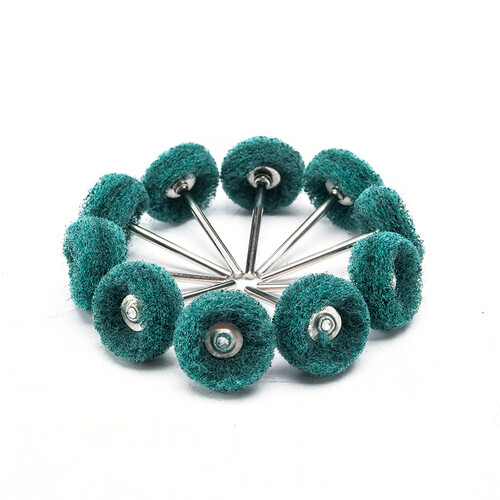 10pcs 1" Abrasive Polishing Buffing Wheels Buffer Grinder for Dremel Rotary Tool