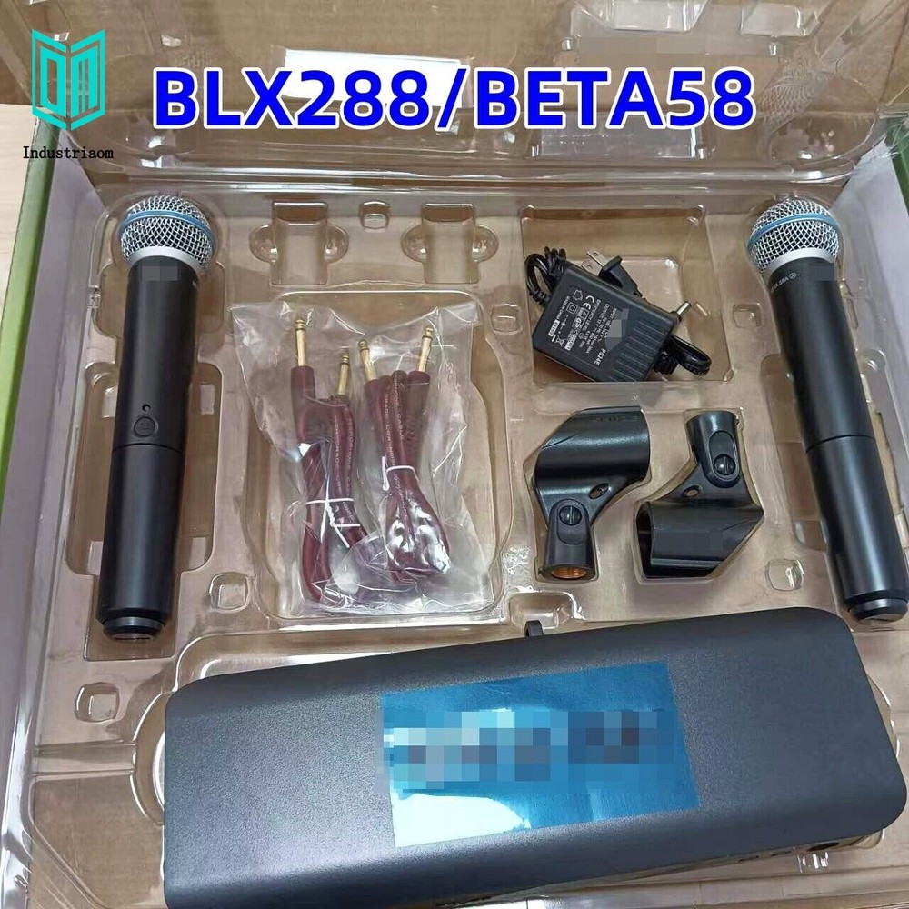 New BLX288/BETA58A Handheld Wireless Microphone System Come with 2 Microphone US