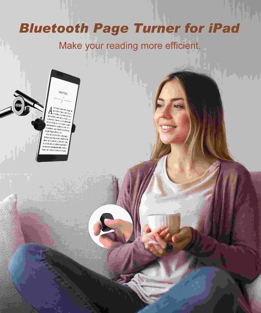 TikTok Scrolling Ring Bluetooth Remote Page Turner Camera Control