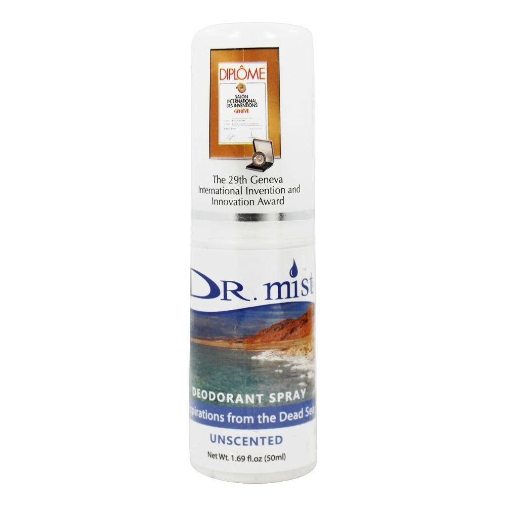 Dr.mist Deodorant Spray Unscented (2 Pack)