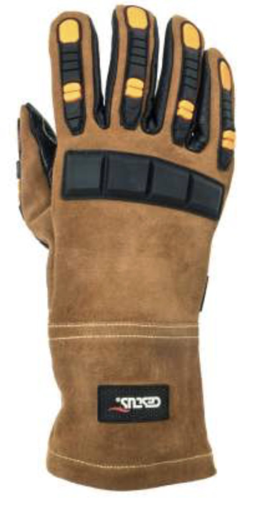 CESTUS ARMORED WELDTECH TX LEATHER WELDING GLOVES, 7027
