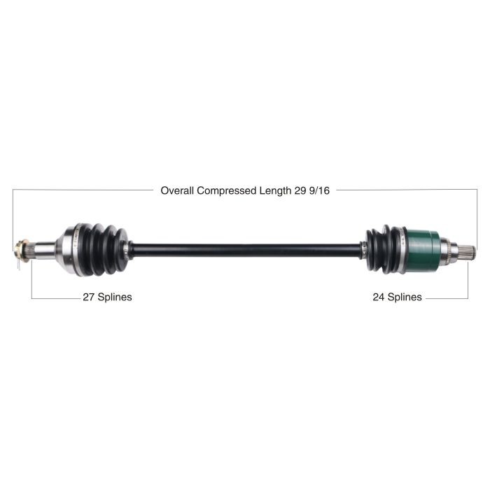 Tytaneum Front Left Right CV Axle 813-0011