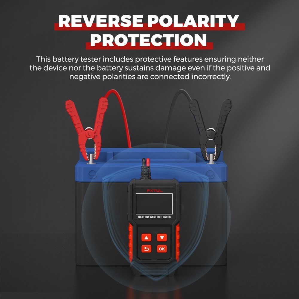Car Battery Tester Battery Diagnostic Tool CCA Test Cranking Testing 8-20V