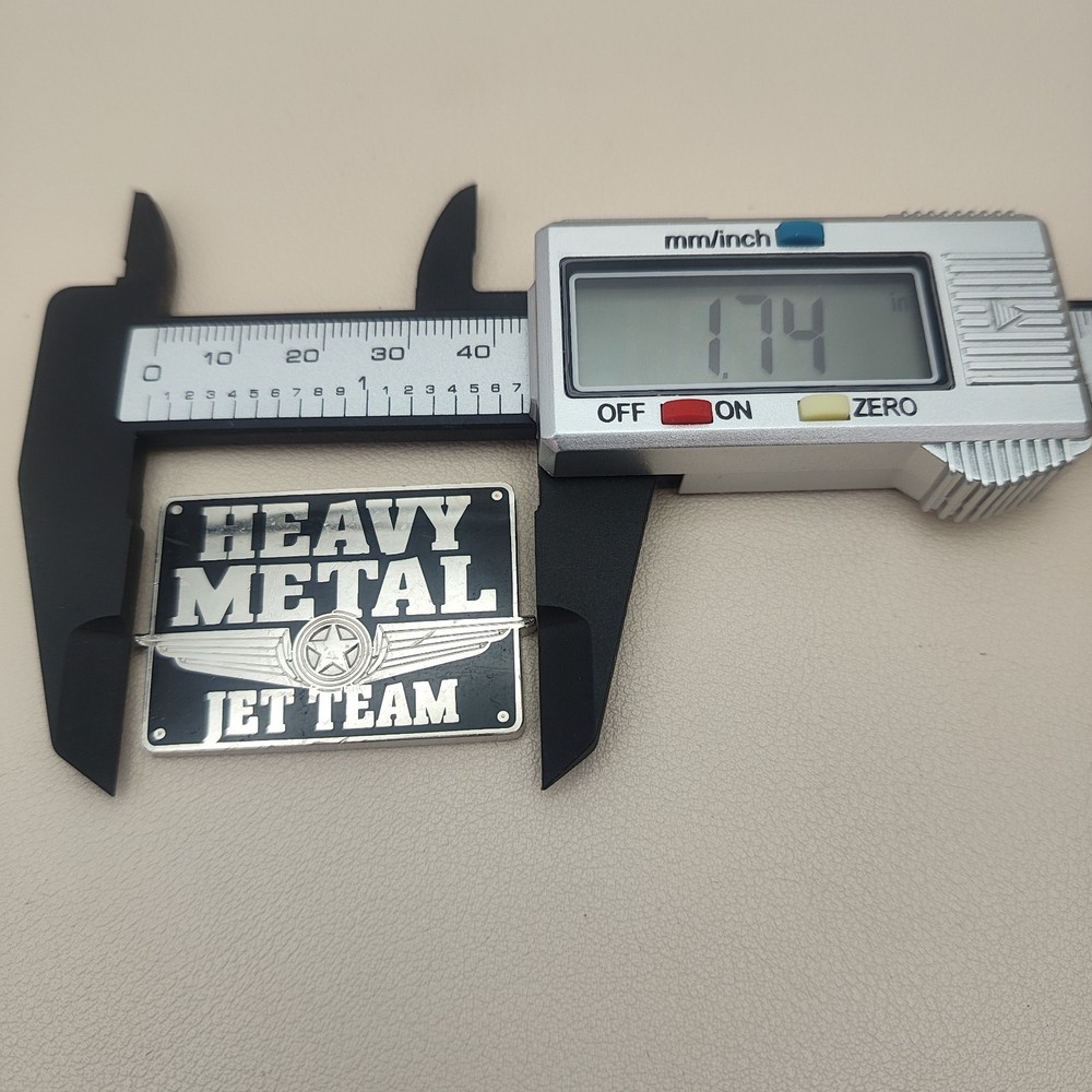 Heavy Metal Jet Team Challenge Coin