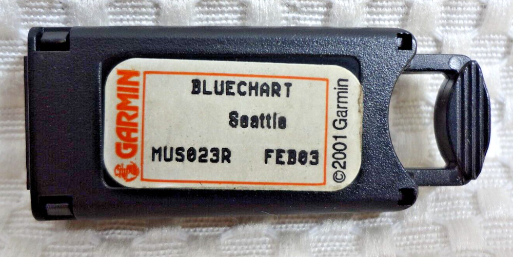 Garmin BlueChart Seattle MUS023R Boat Navigation Data Card Chart Map Chip