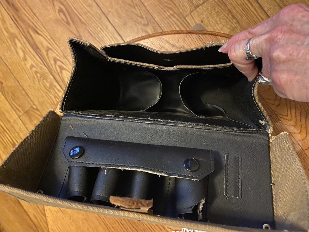 Czech Military Issue Optical Box, Canvas, NOS