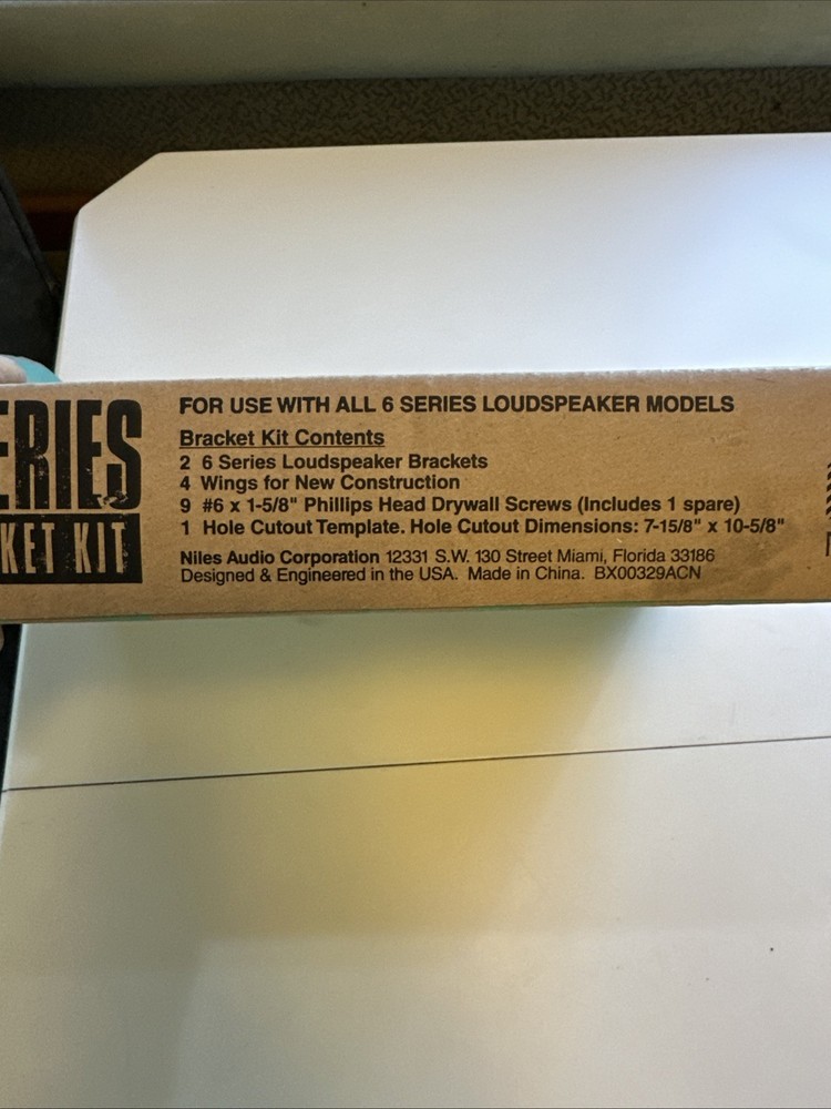 Niles 6 Series Bracket Kit 650 Bracket Kit NEW
