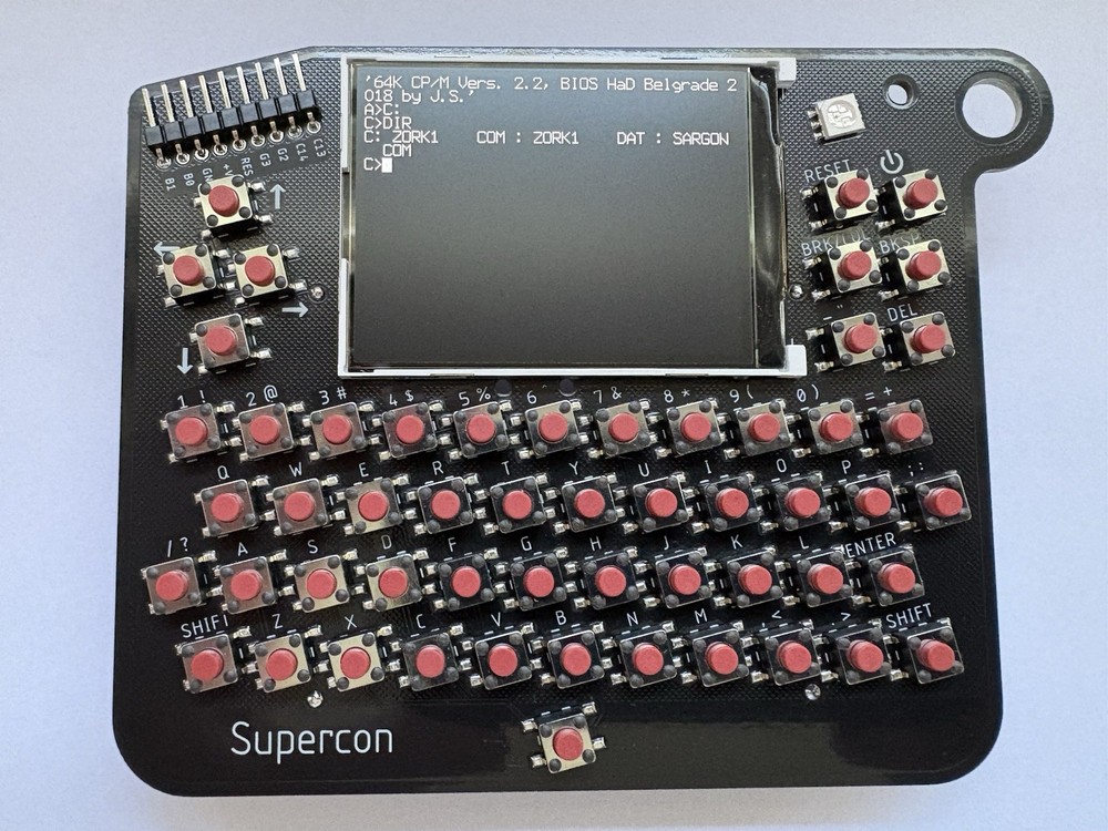 Supercon 8-Bit Computer Z80 Emulated BASIC C Assembly CP/M Graphics Sound
