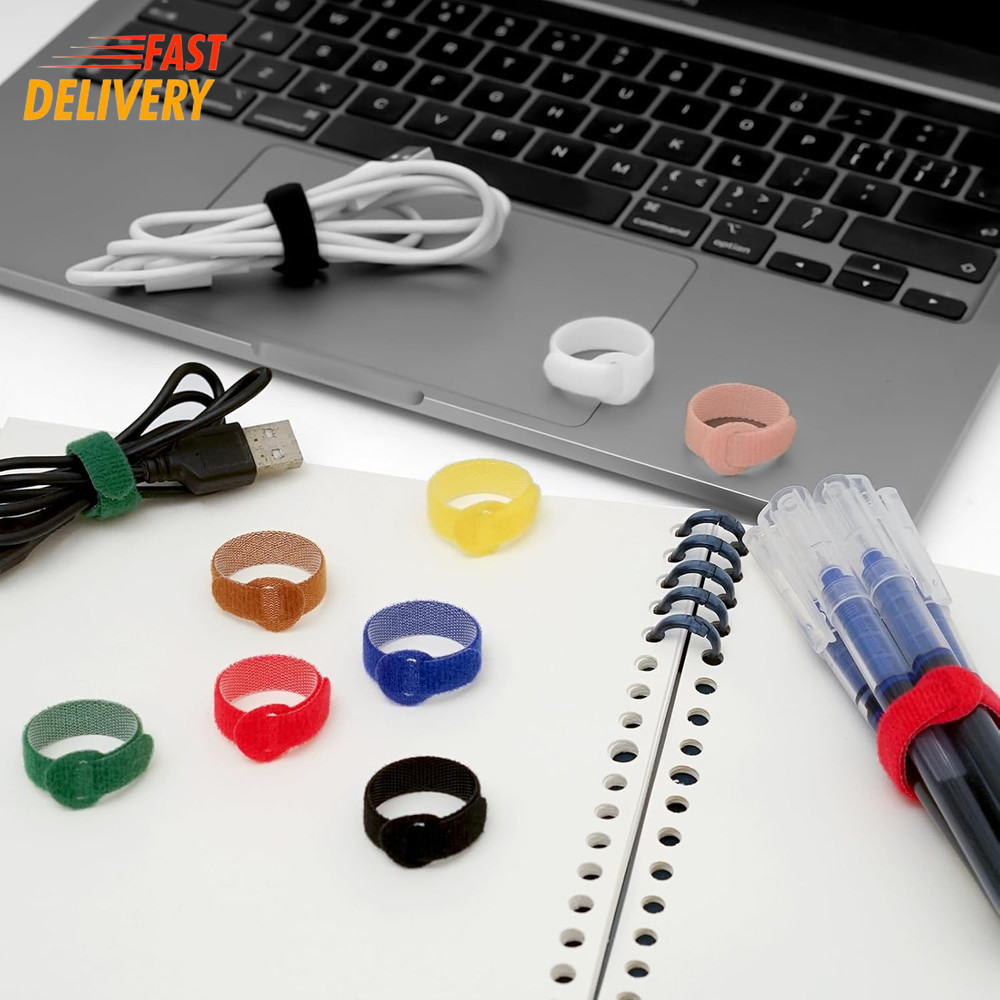 150PCS Cable Ties，4+6+8+10 Inch Reusable Cable Management, Multi-Purpose 👍👌