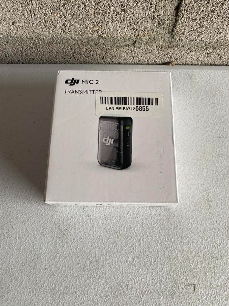 DJI Mic 2 Transmitter Shadow Black, Wireless Microphone