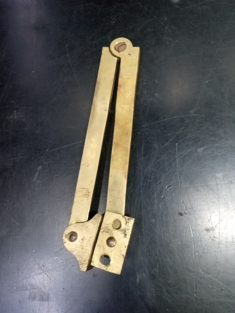 Solid Brass Folding Box Or Trunk Door Hinge 10.5" Long