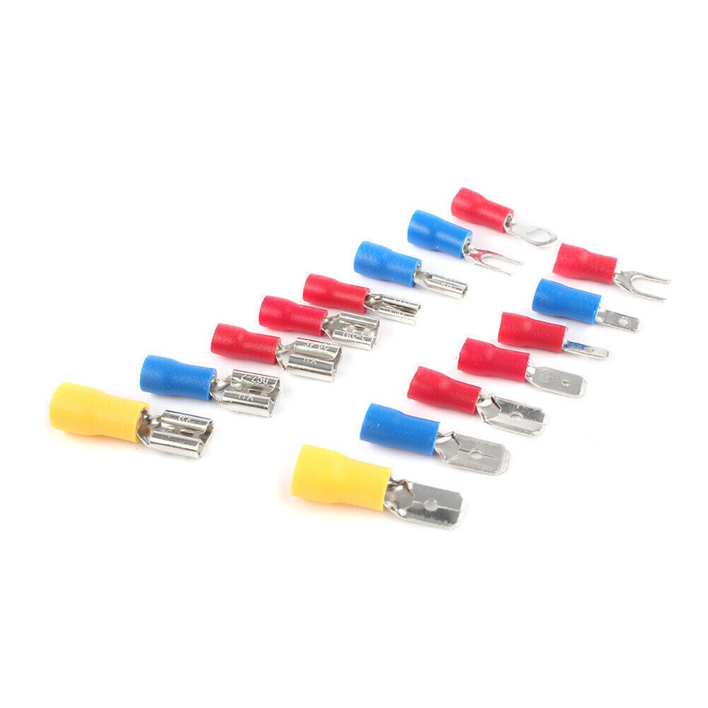 280 x Assorted Insulated Electrical Wire Terminal Crimp Connector Spade Kit Set