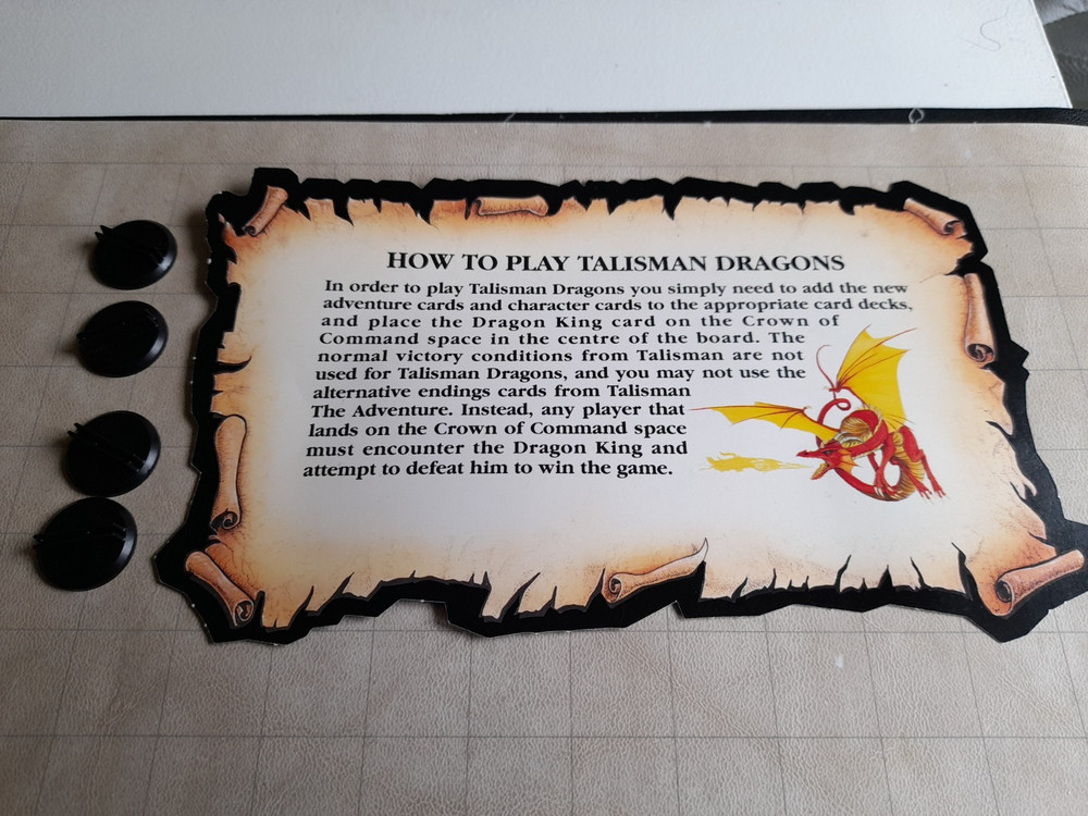 Games Workshop Talisman Dragons Expansion Pack Complete