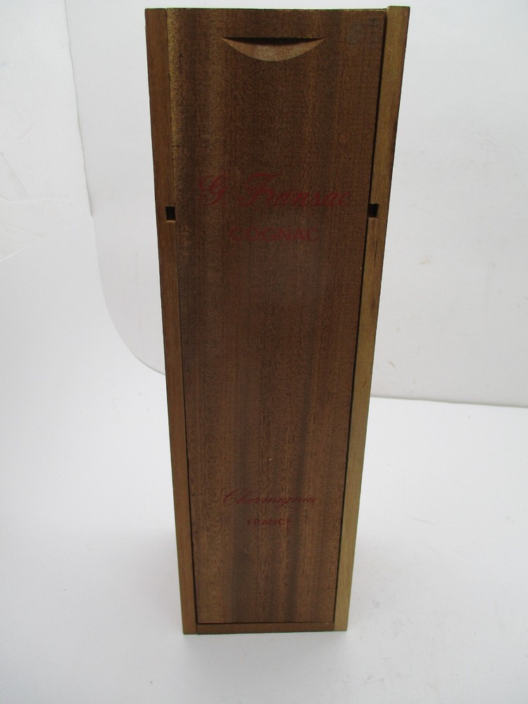 Champagne Fransac Cognac EMPTY Wood Presentation Box
