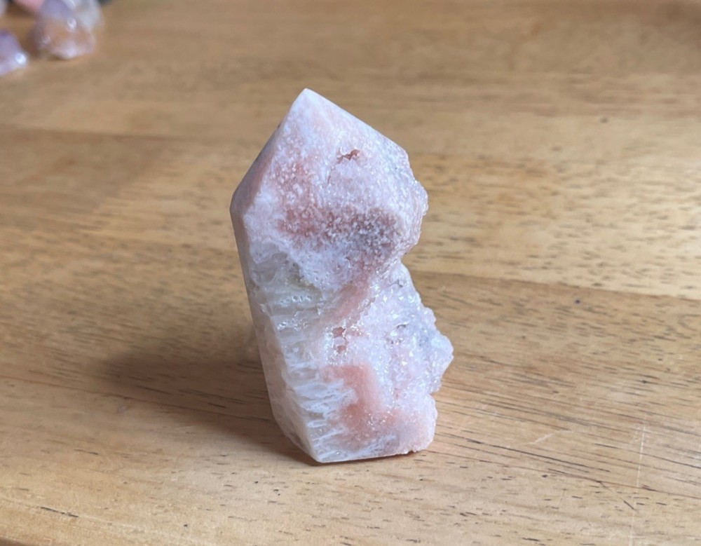 Pink Amethyst And Quartz Tower