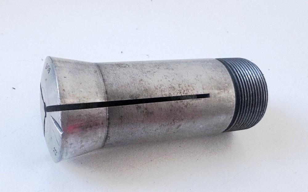 3/16" HARDINGE 5C Round Collet External & Internal Threads .1875" USA