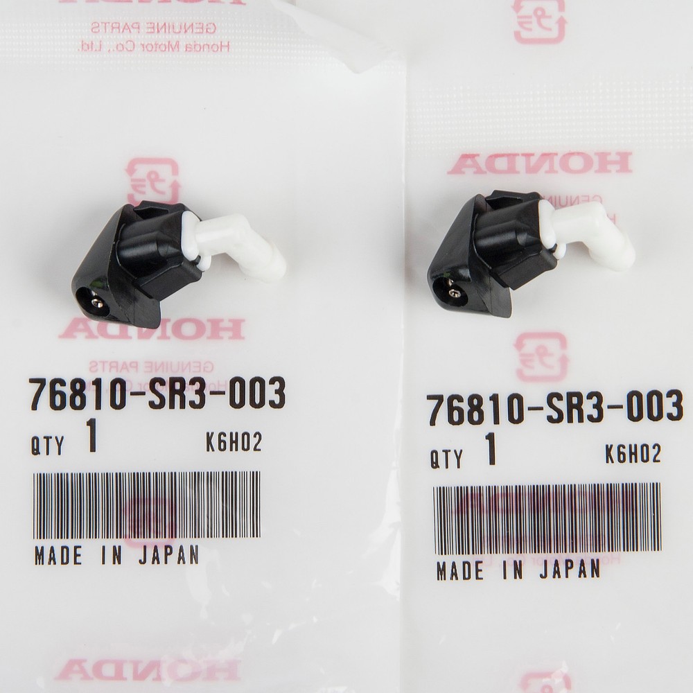 Genuine OEM Honda Windshield Washer Nozzle 76810-SR3-003 Quantity=2pc