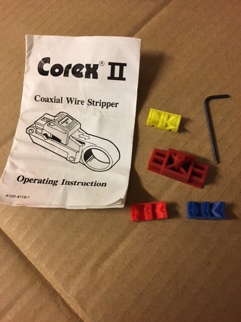 MilesTek coaxial cable crimpers and strippers, (3 different tools)