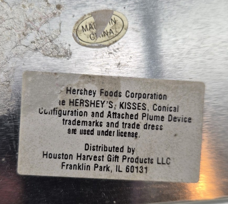 Hersheys Kiss Configural Container Gently Used Case Only