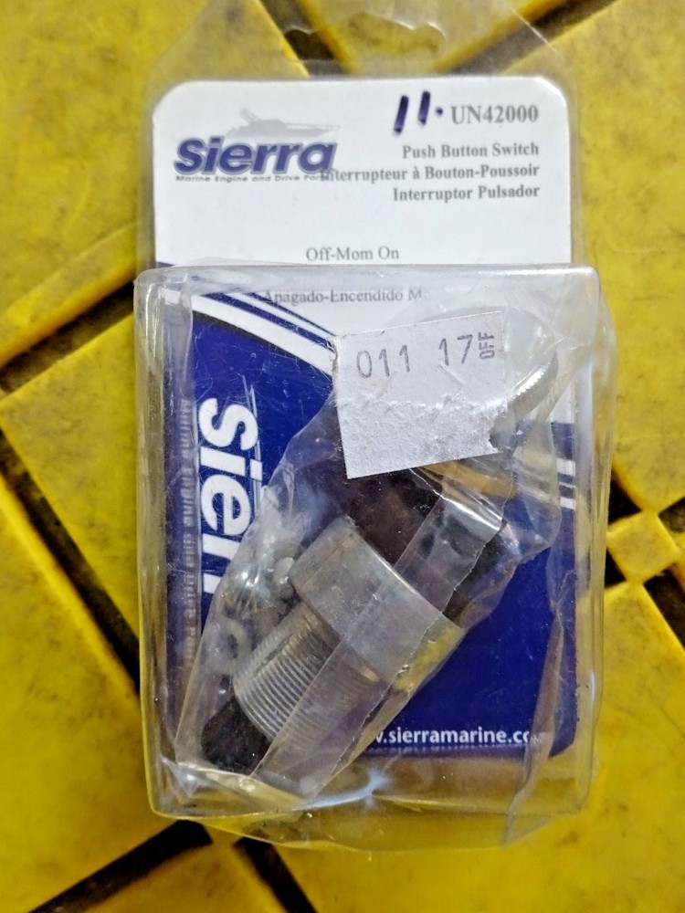Sierra Button #UN42000 SWITCH  OFF / MOM ON