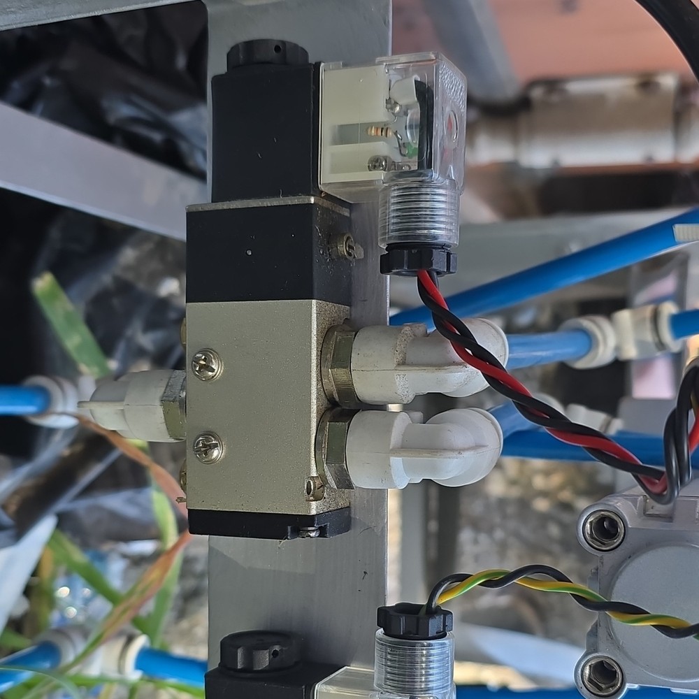 Badger Process Control Panel with Gauges, Valves, and Fire Extinguisher