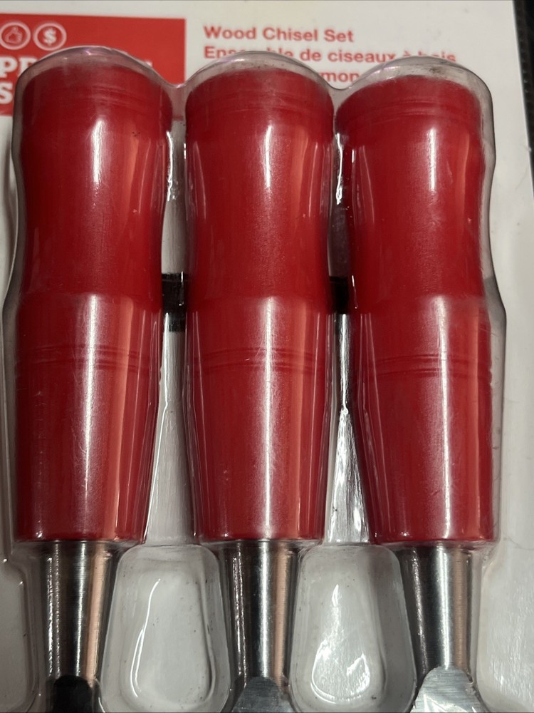 project source 3 pc Wood chisel set 1/2” 3/4” 1” # 0159836 NOS