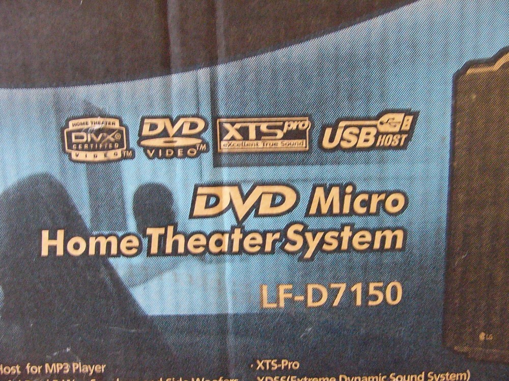 NEW LG LF-D7150 Micro DVD System