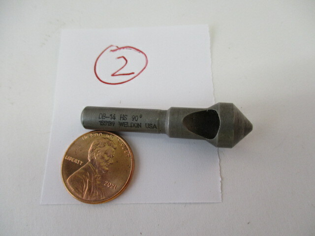 WELDON Countersink # DB-14 x 90° Degree Deburring Tool # 36908, Chamfer, Sharp