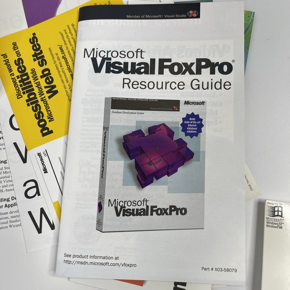 Microsoft Visual Studio 6.0 Professional Edition Upgrade W/key