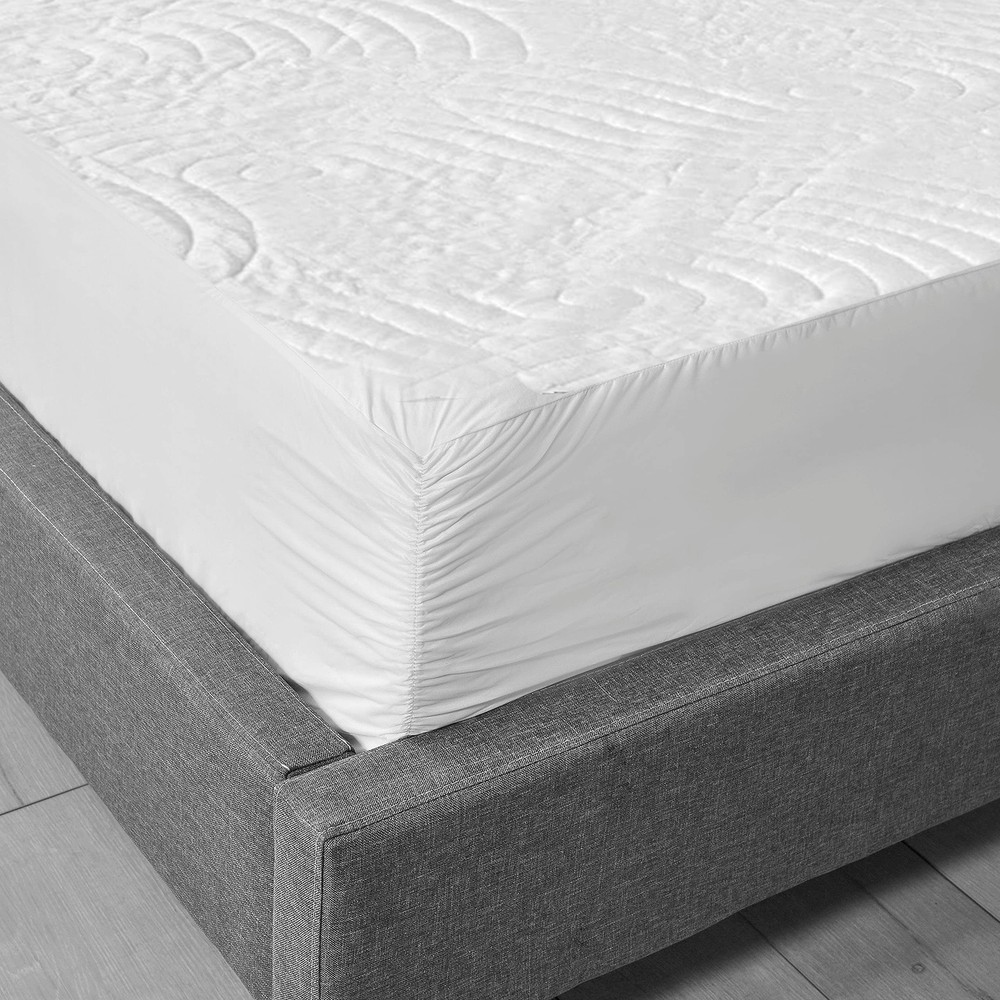 CIRCULAR KNIT FITTED MATTRESS PROTECTOR FULL SIZE WATERPROOF STAIN RELEASE SOFT