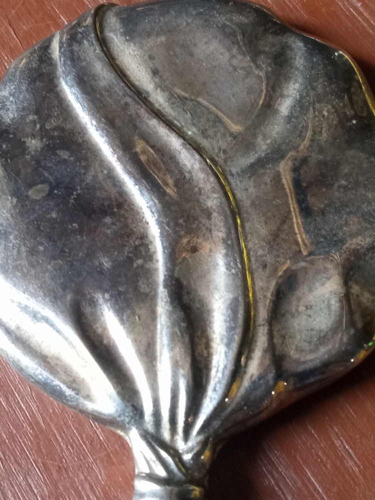 Vintage Godinger Silver Plated Vanity Hand Mirror