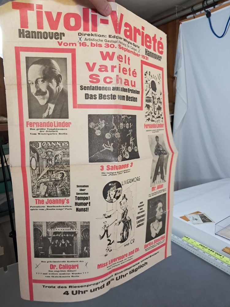 Tivoli-Varieté 1931 Poster