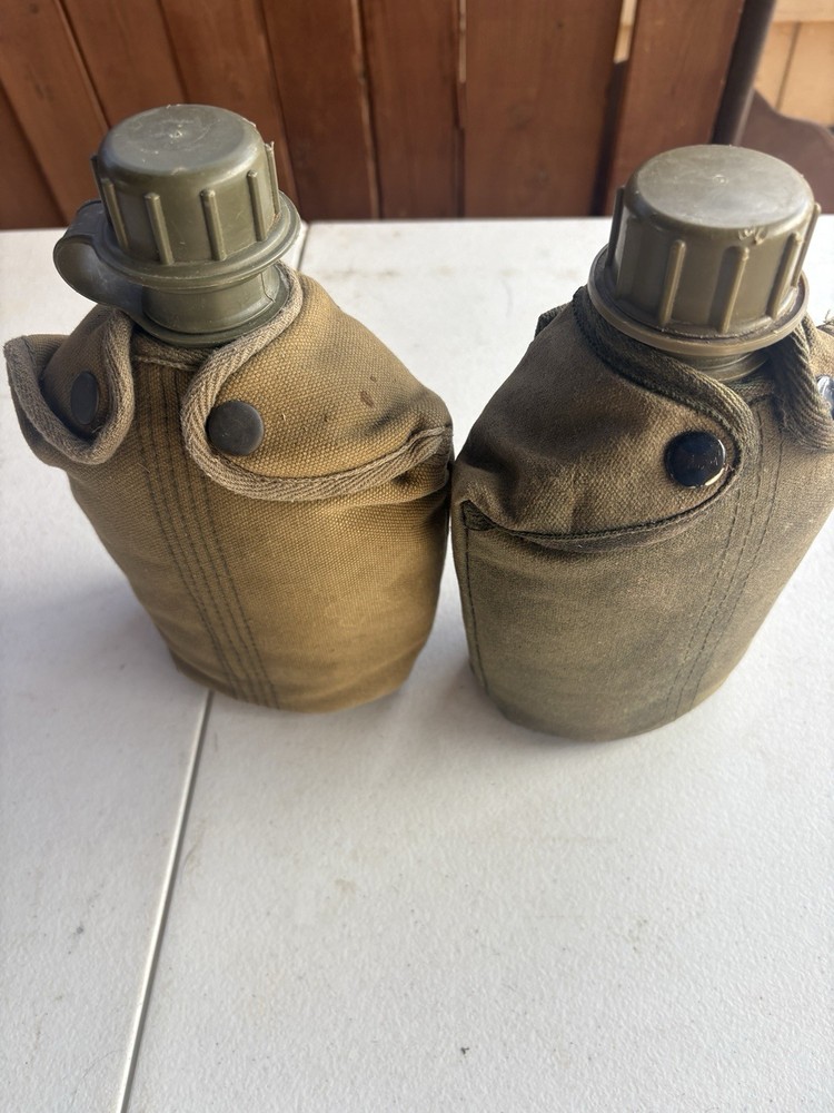 1976 & 1966 US Army Canteen